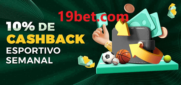 10% de bônus de cashback na 19bet